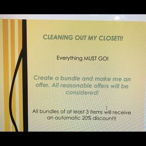 CLOSET CLEAN OUT!!!